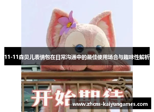 11-11森贝儿表情包在日常沟通中的最佳使用场合与趣味性解析